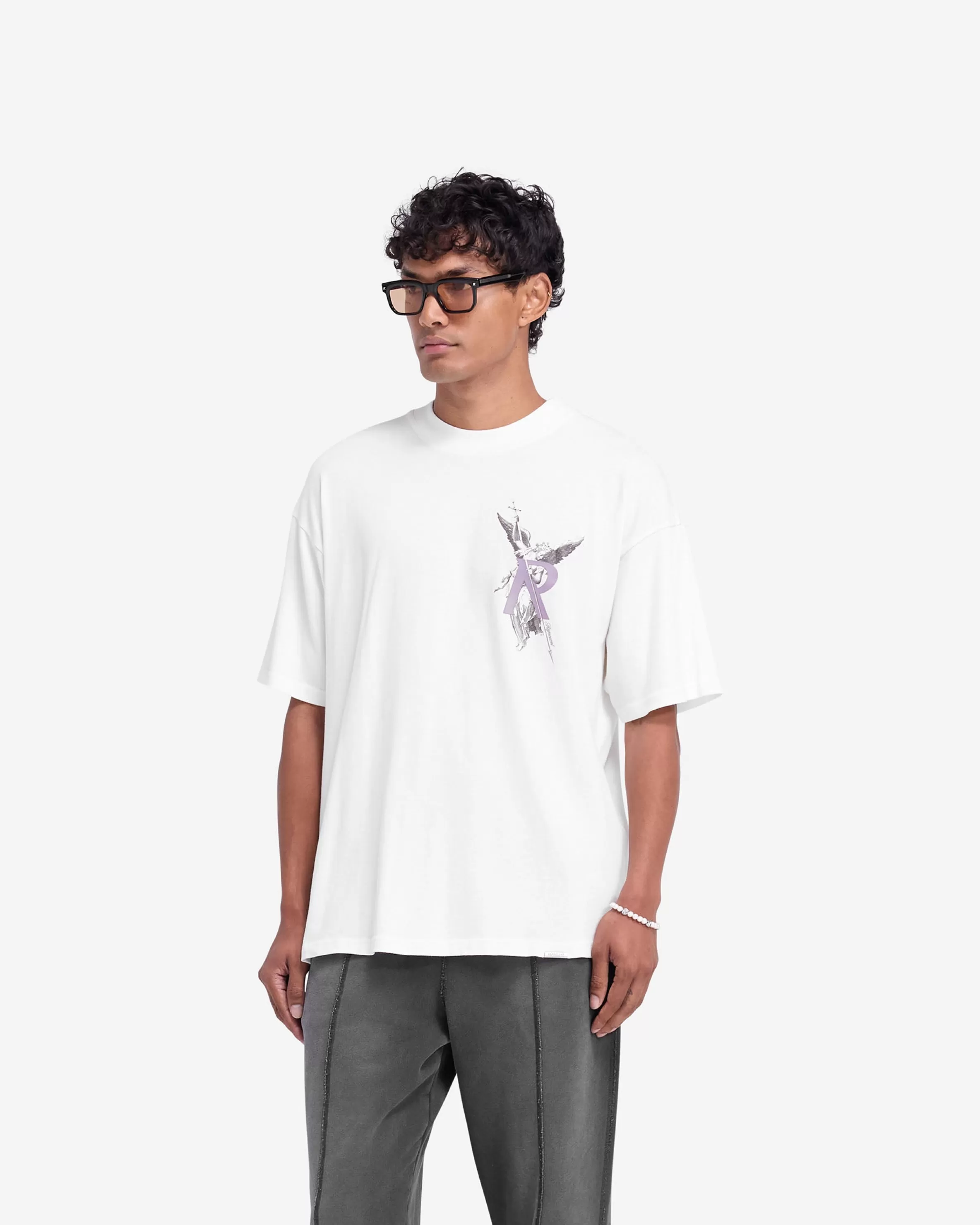 archangel_tshirt__flat_white_3.webp Archangel T-Shirt - Flat White^Represent Sale
