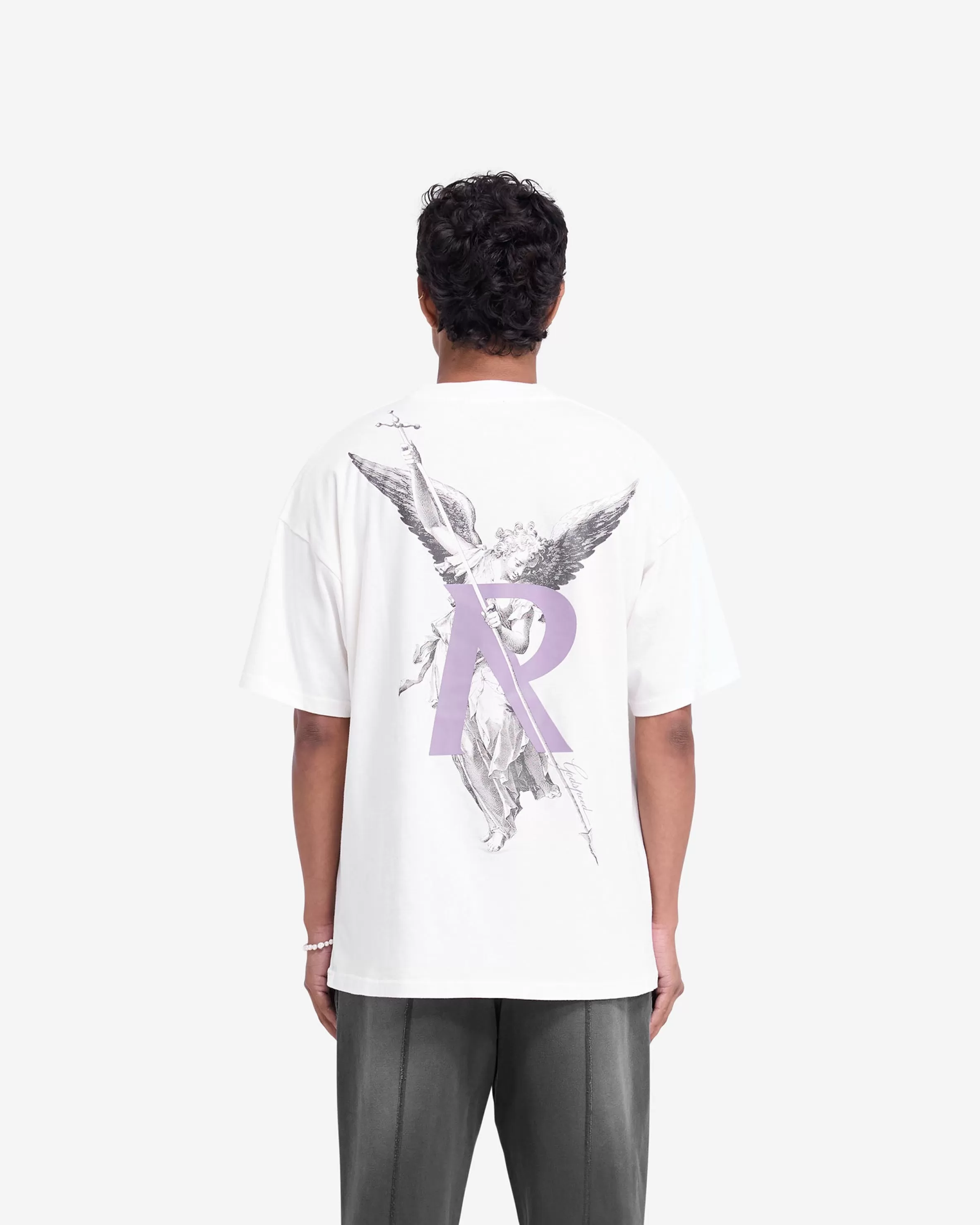 archangel_tshirt__flat_white_4.webp Archangel T-Shirt - Flat White^Represent Sale