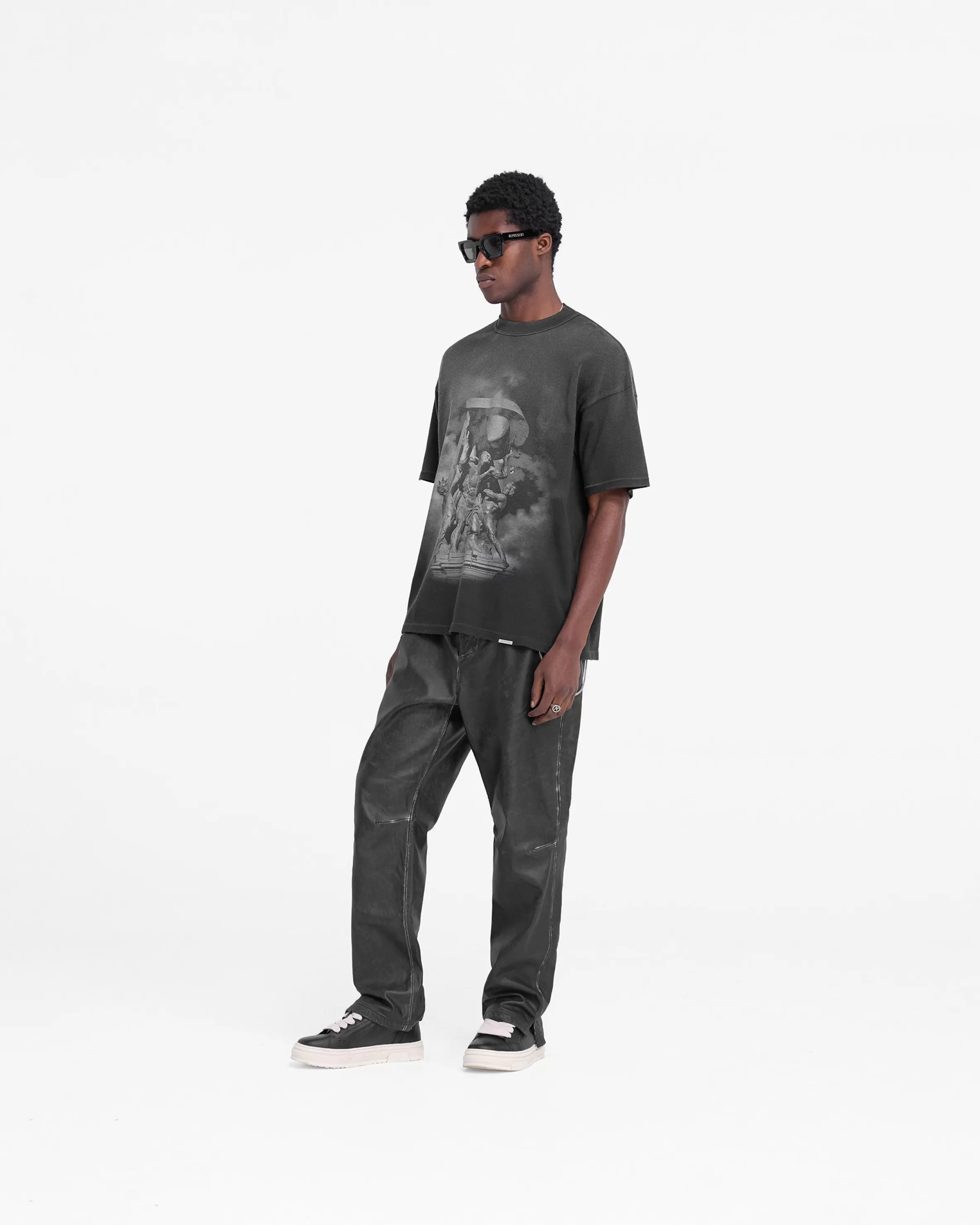 atlas_tshirt__stained_black_6.webp Atlas T-Shirt - Stained Black^Represent Cheap