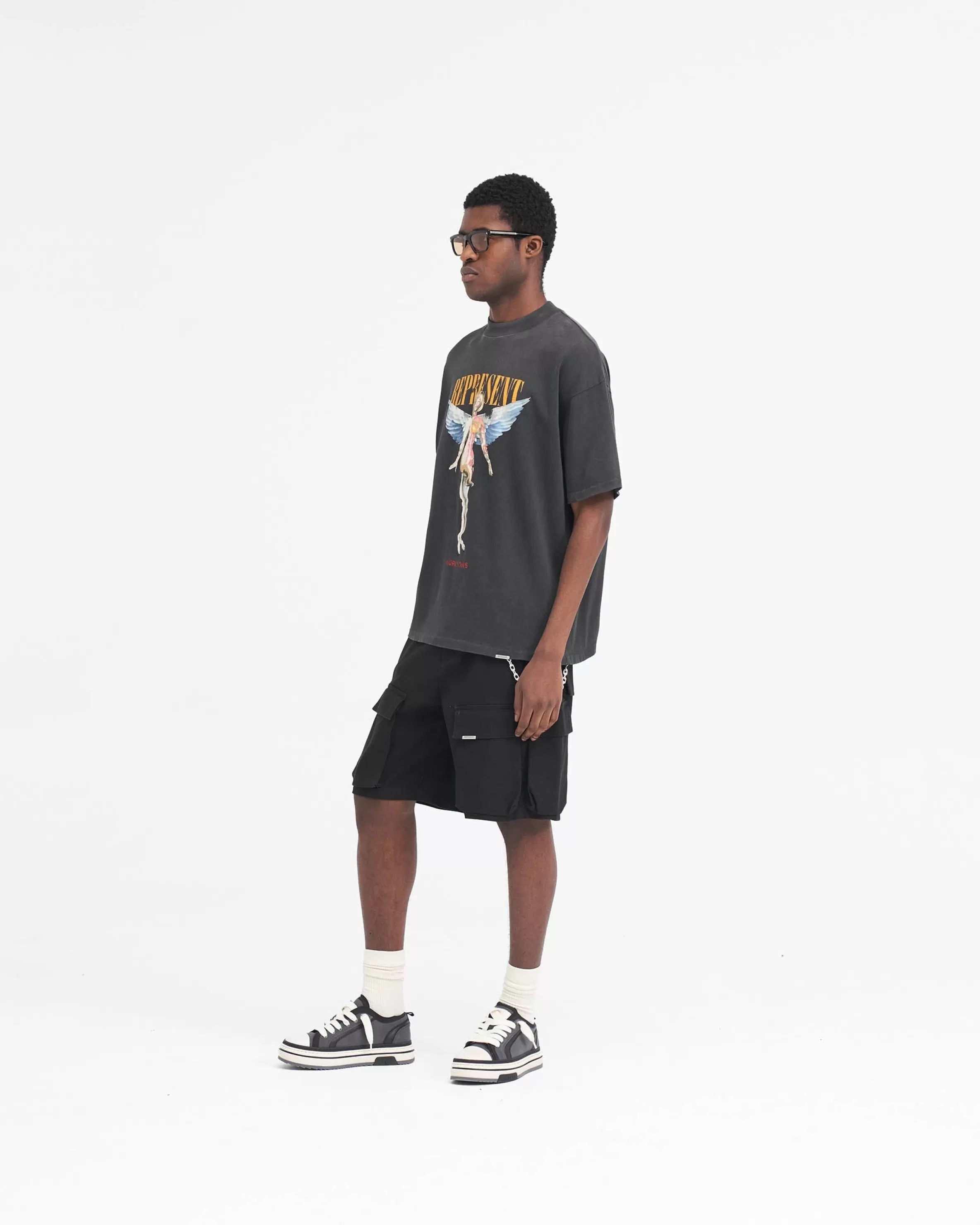 baggy_cotton_cargo_short__black_7.webp Baggy Cotton Cargo Short -^Represent Online