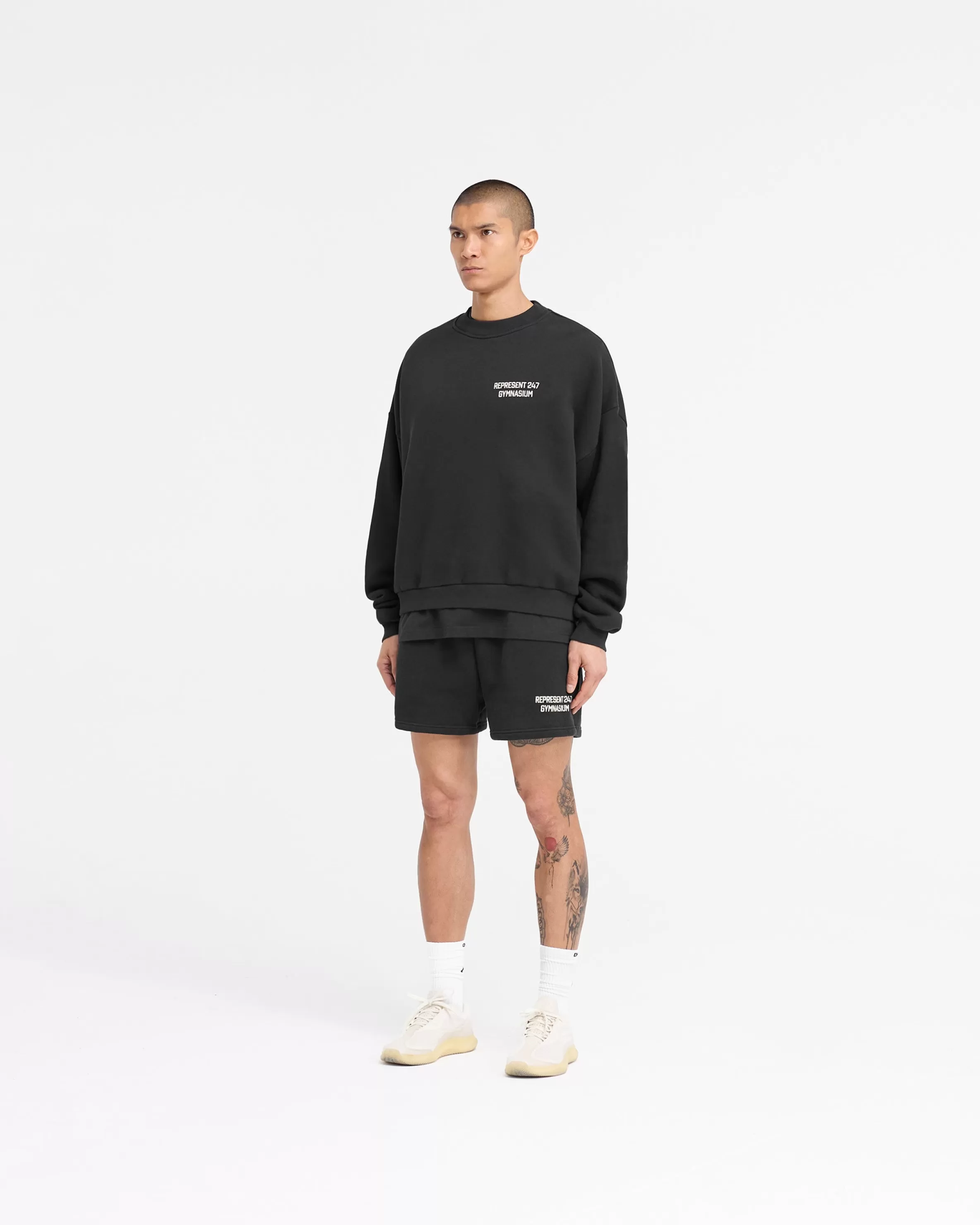 gymnasium_boxy_sweater__off_black_6.webp 247 Gymnasium Boxy Sweater - Off Black^Represent Shop