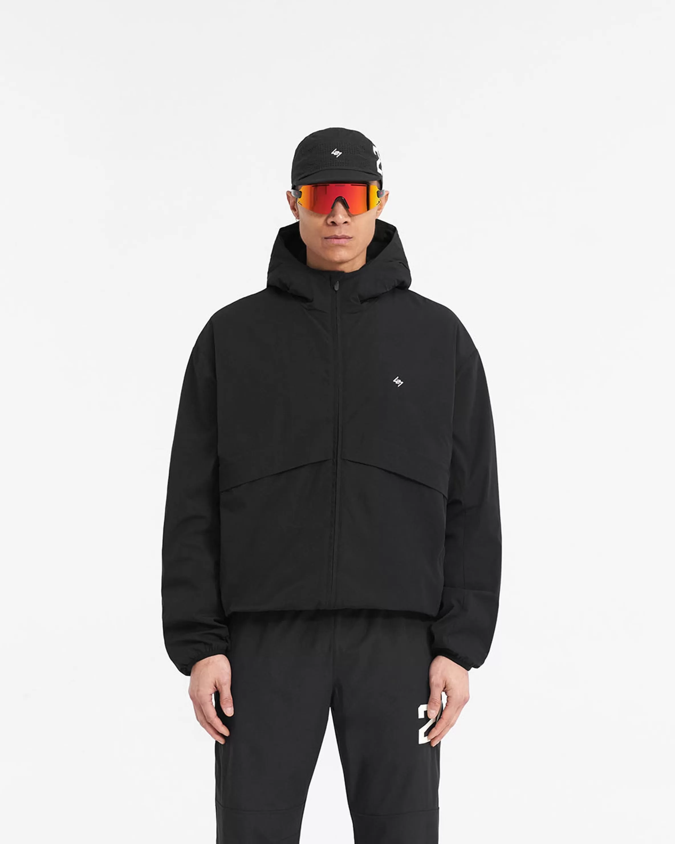 hooded_training_jacket__jet_black_2.webp 247 Hooded Training Jacket - Jet Black^Represent Cheap