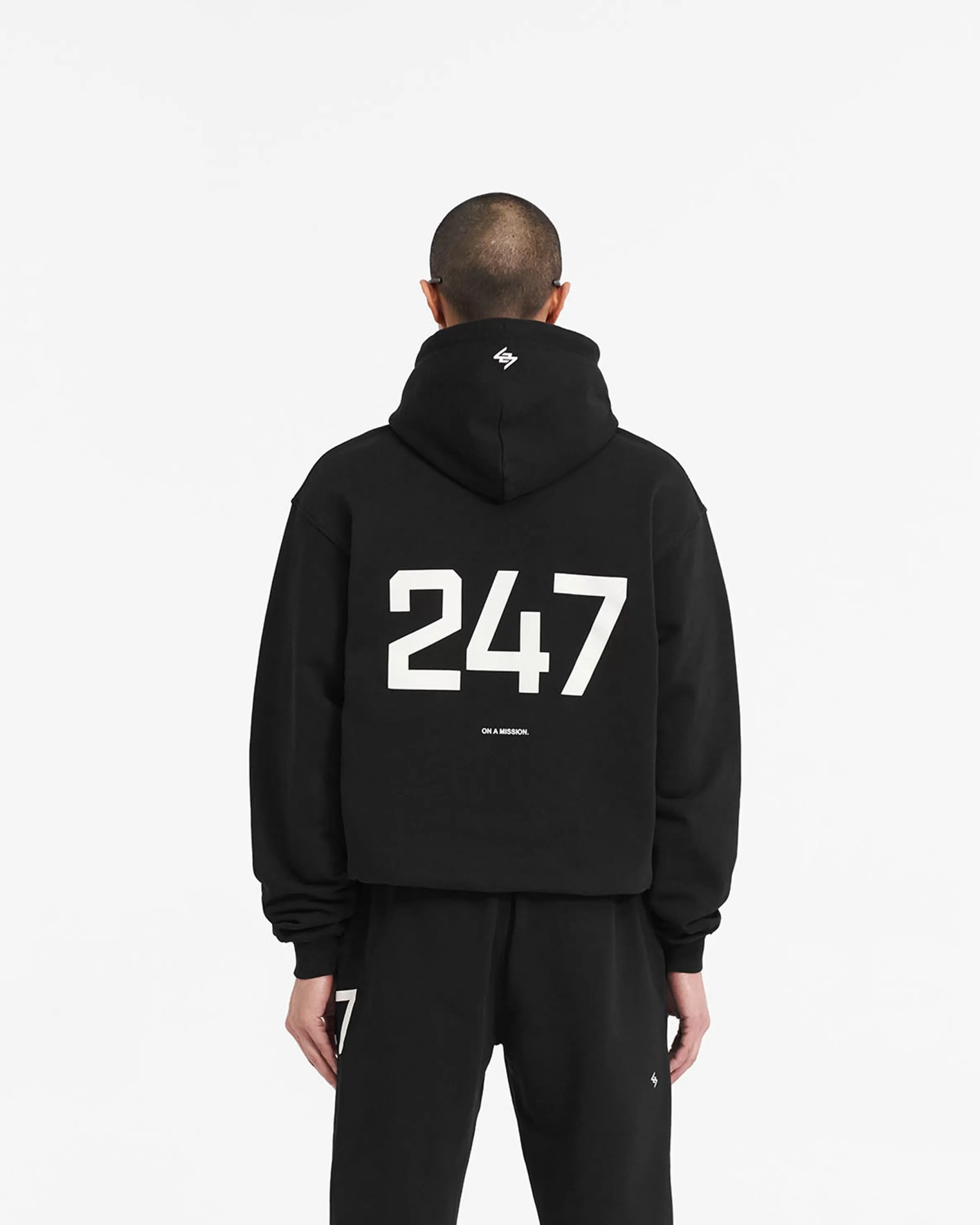 hooded_training_jacket__jet_black_3.webp 247 Hooded Training Jacket - Jet Black^Represent Cheap