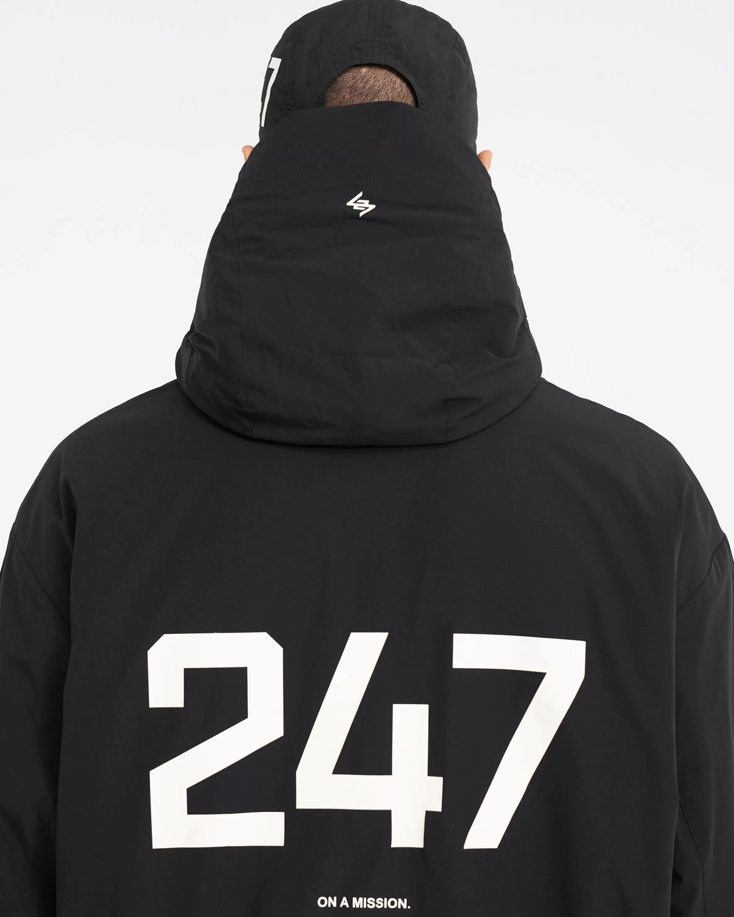 hooded_training_jacket__jet_black_5.webp 247 Hooded Training Jacket - Jet Black^Represent Cheap