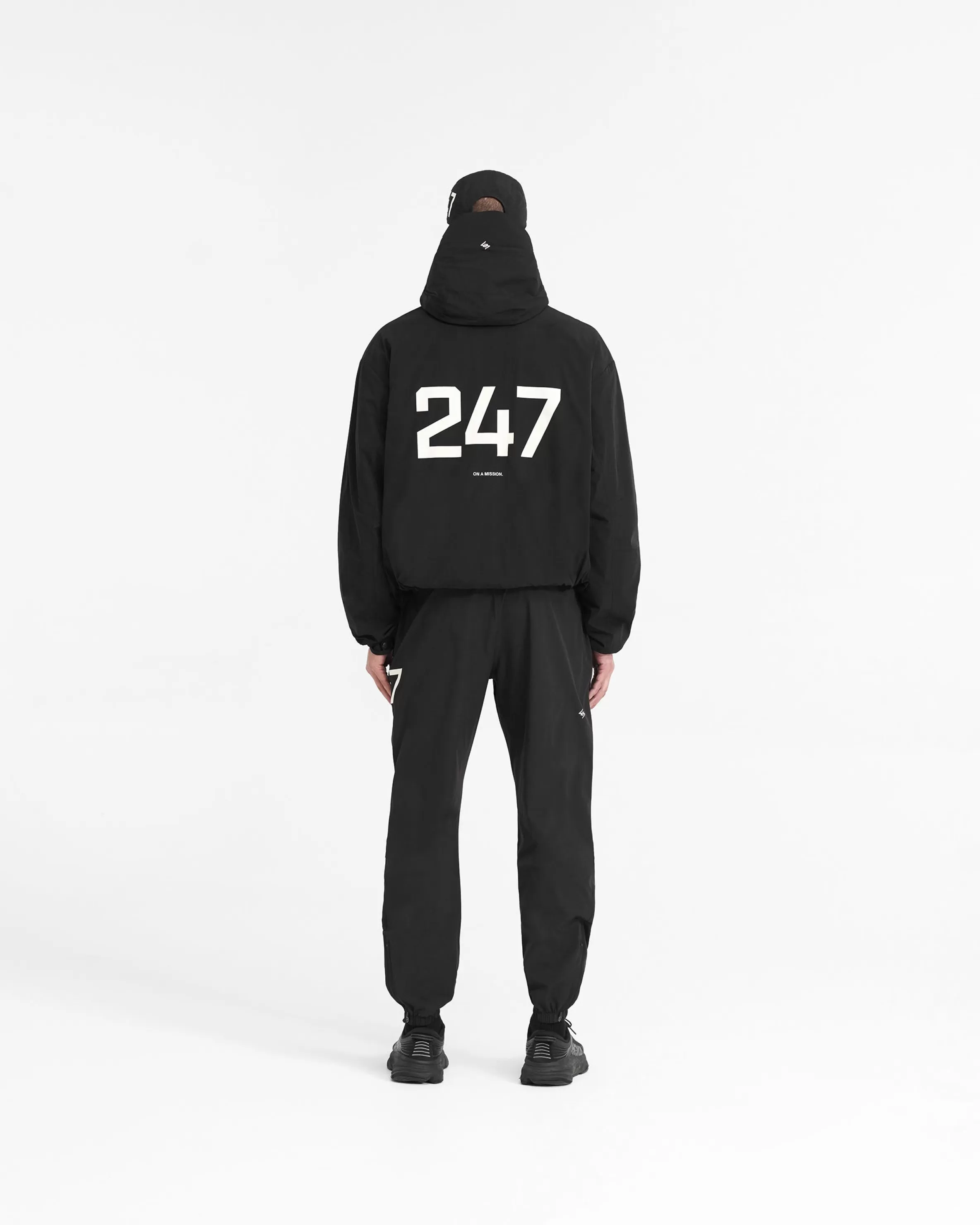 hooded_training_jacket__jet_black_8.webp 247 Hooded Training Jacket - Jet Black^Represent Cheap