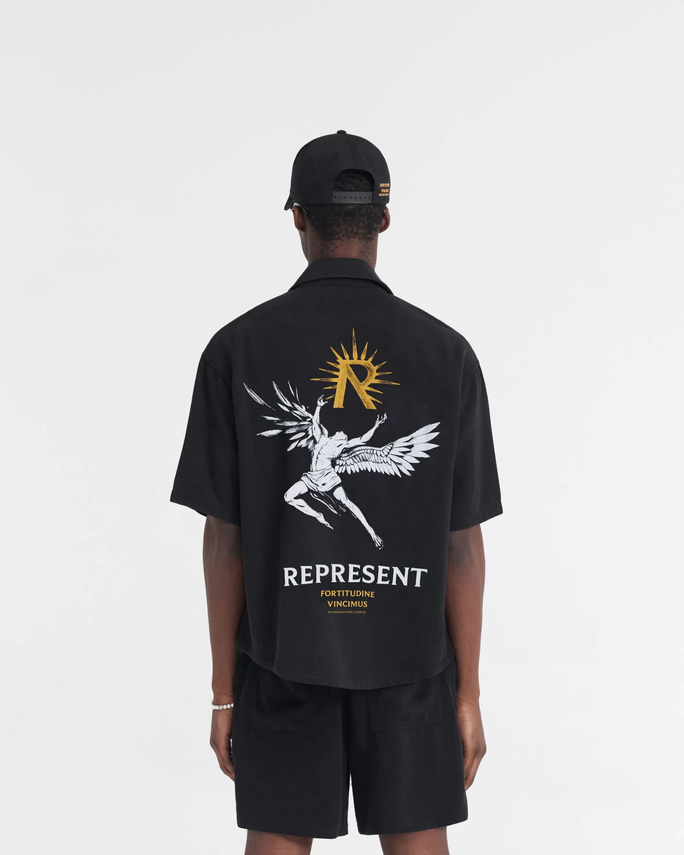 icarus_short_sleeve_shirt__black_4.webp Icarus Short Sleeve Shirt -^Represent Outlet