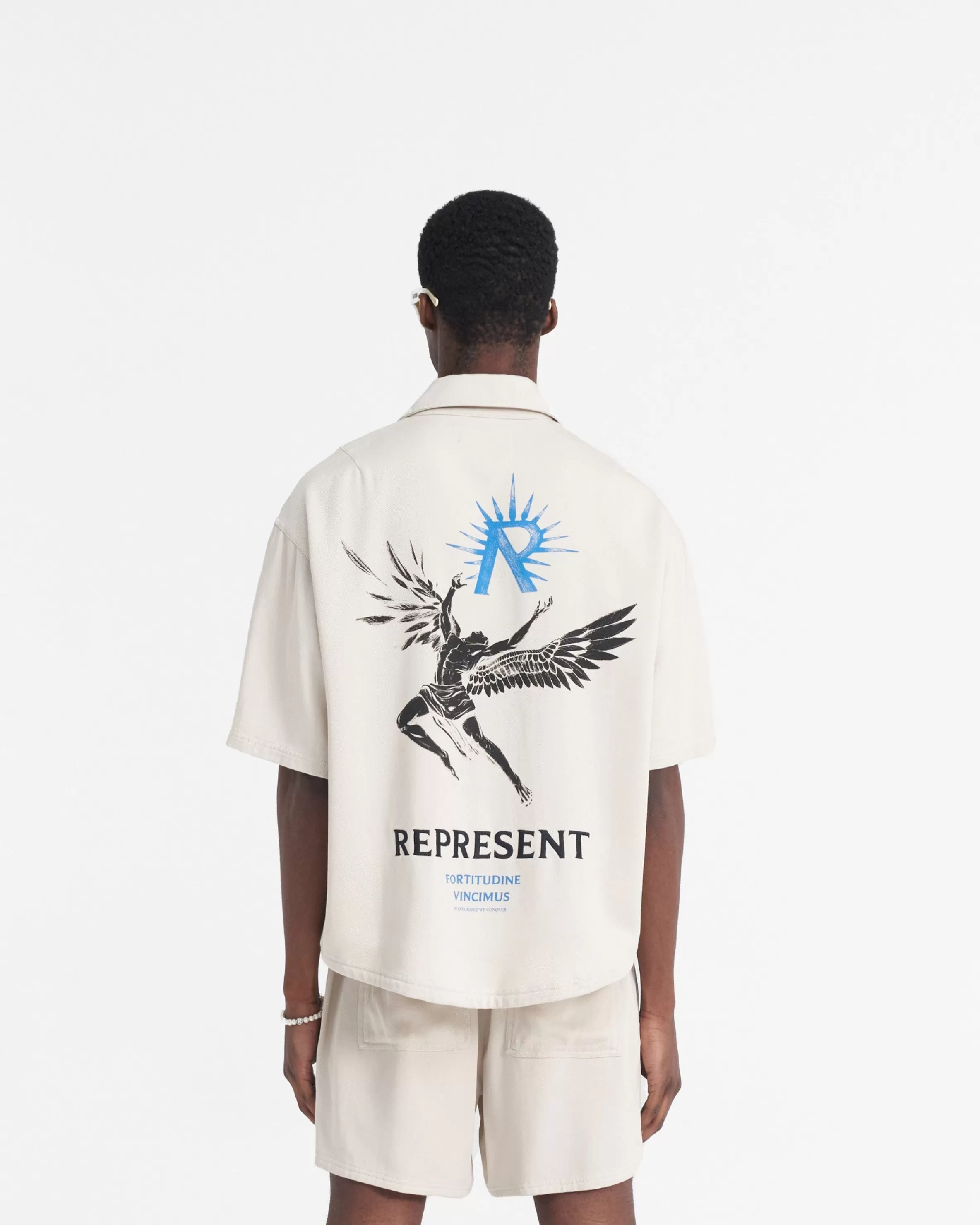 icarus_short_sleeve_shirt__off_white_4.webp Icarus Short Sleeve Shirt - Off White^Represent Discount