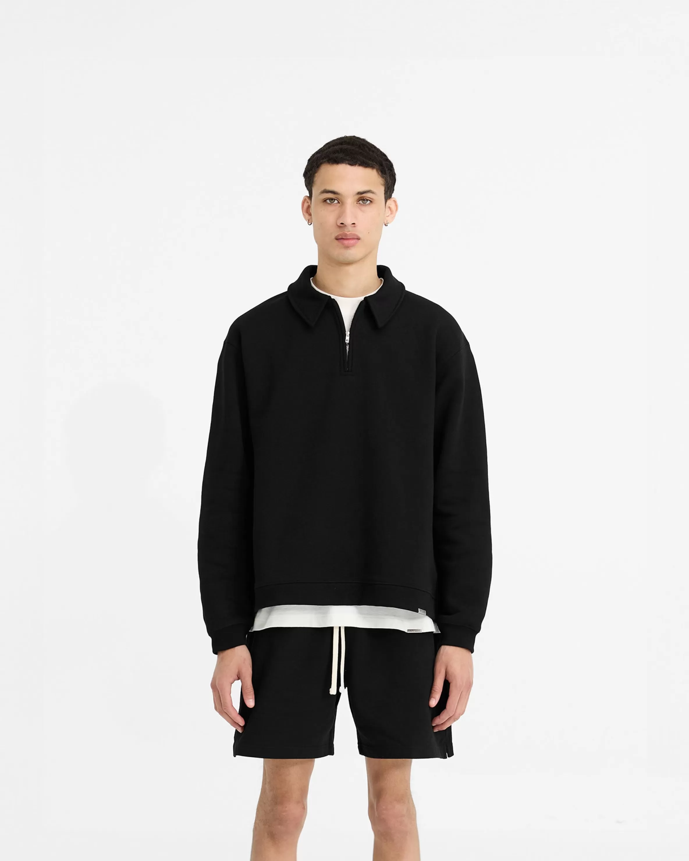 initial_boxy_quarter_zip__black_2.webp Initial Boxy Quarter Zip -^Represent Cheap