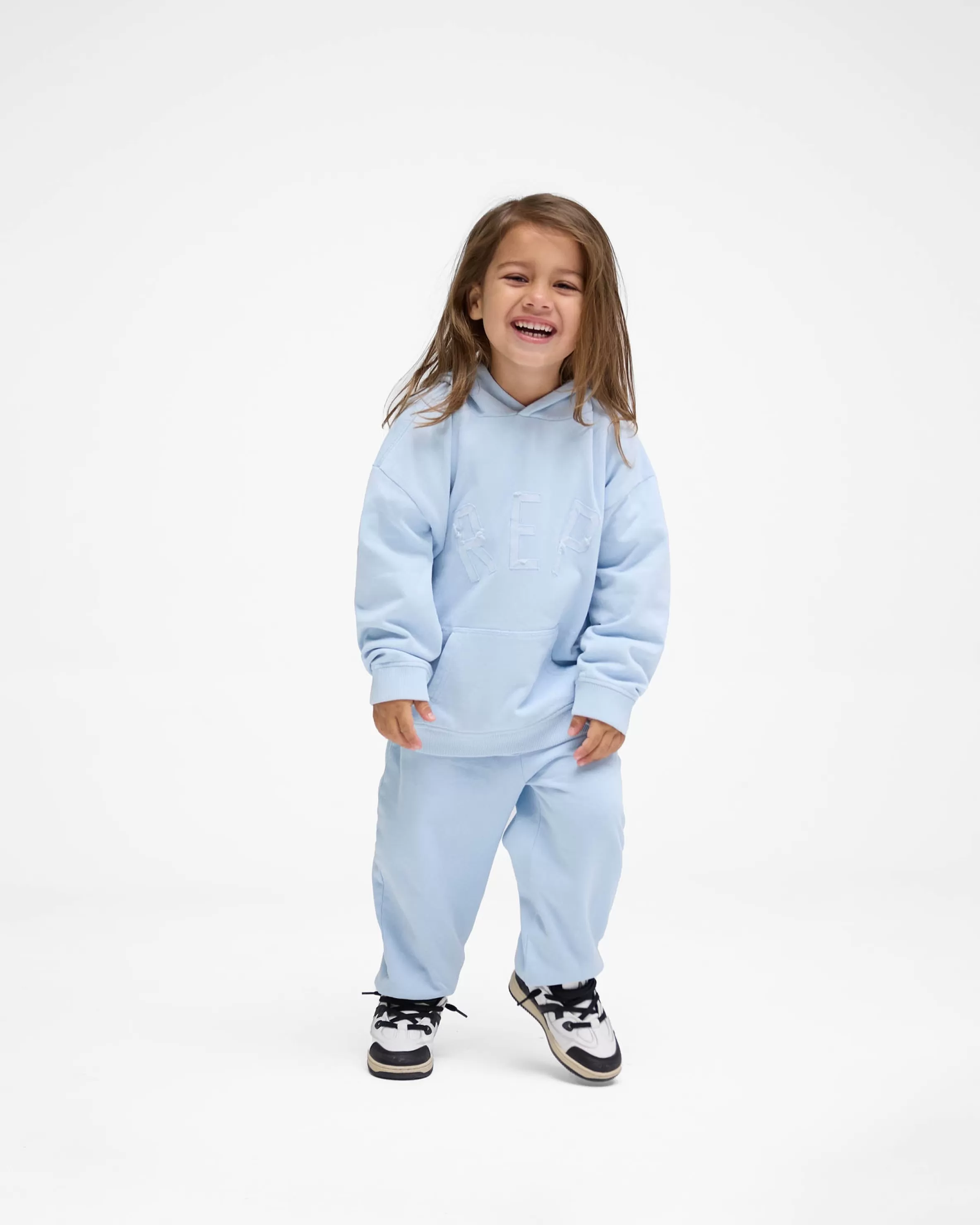 mini_rep_applique_sweatpants__powder_blue_3.webp Mini Rep Applique Sweatpants - Powder Blue^Represent Outlet