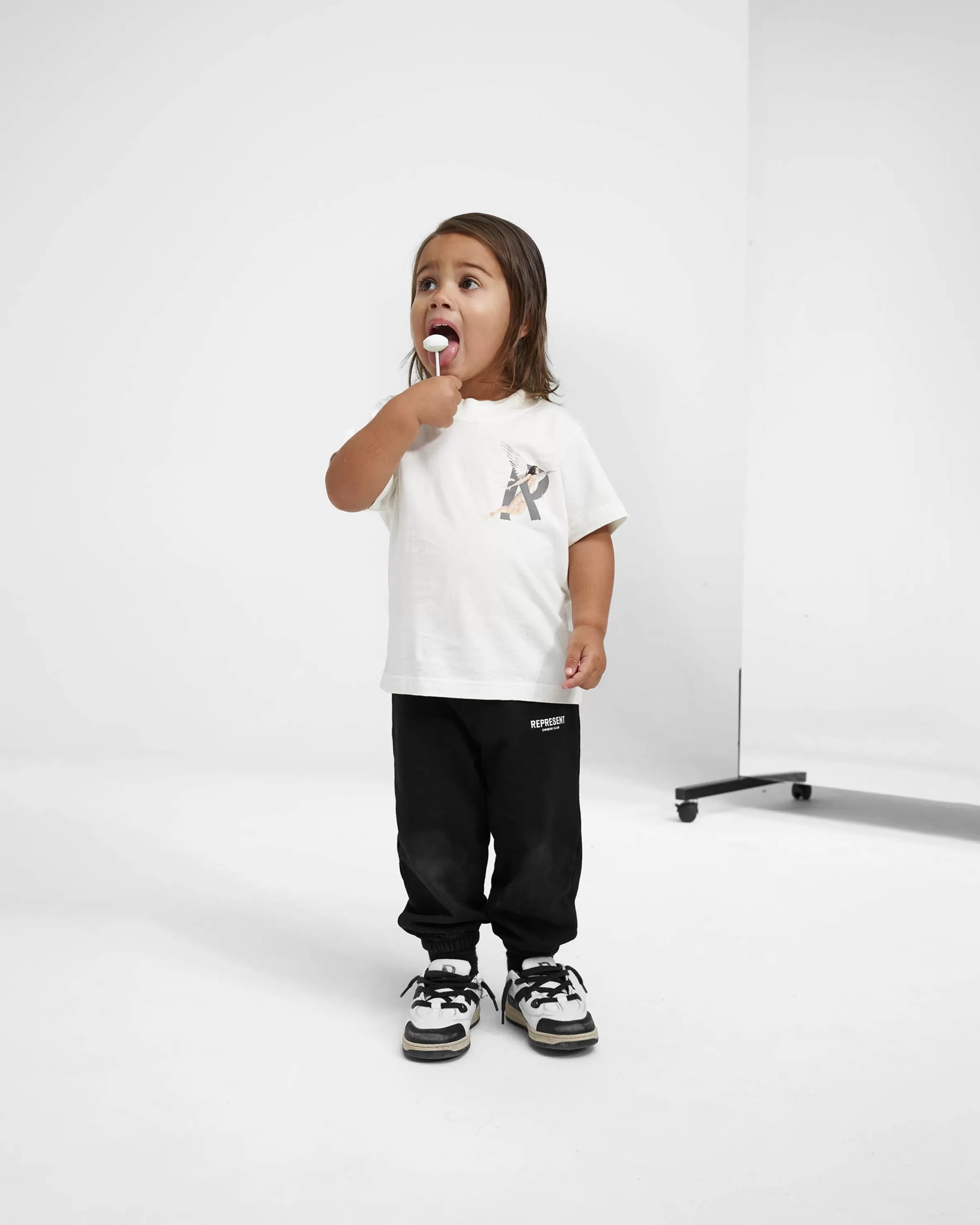 mini_storms_in_heaven_tshirt__flat_white_2.webp Mini Storms In Heaven T-Shirt - Flat White^Represent Fashion
