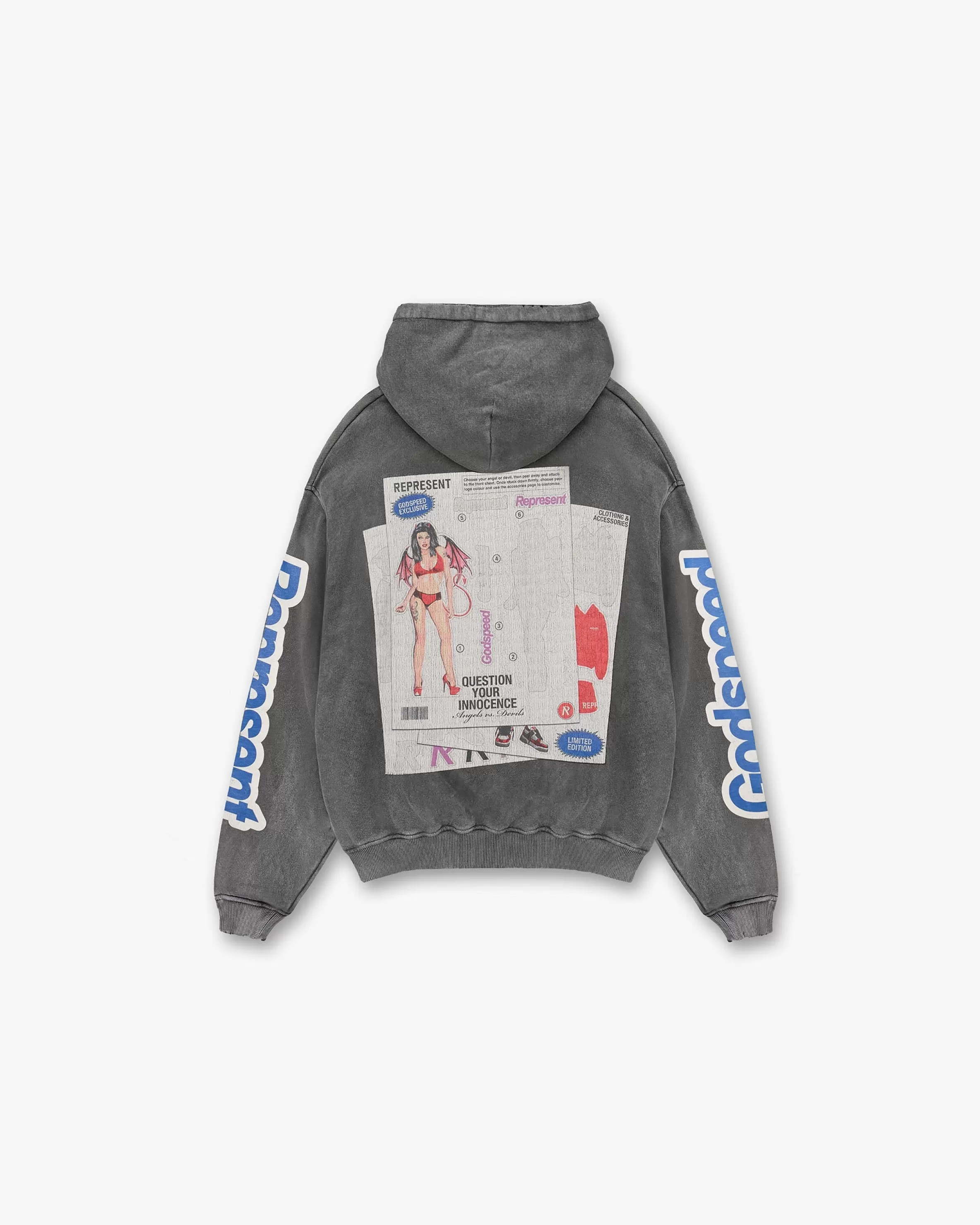 Question Your Innocence Hoodie - Vintage Grey^Represent Shop