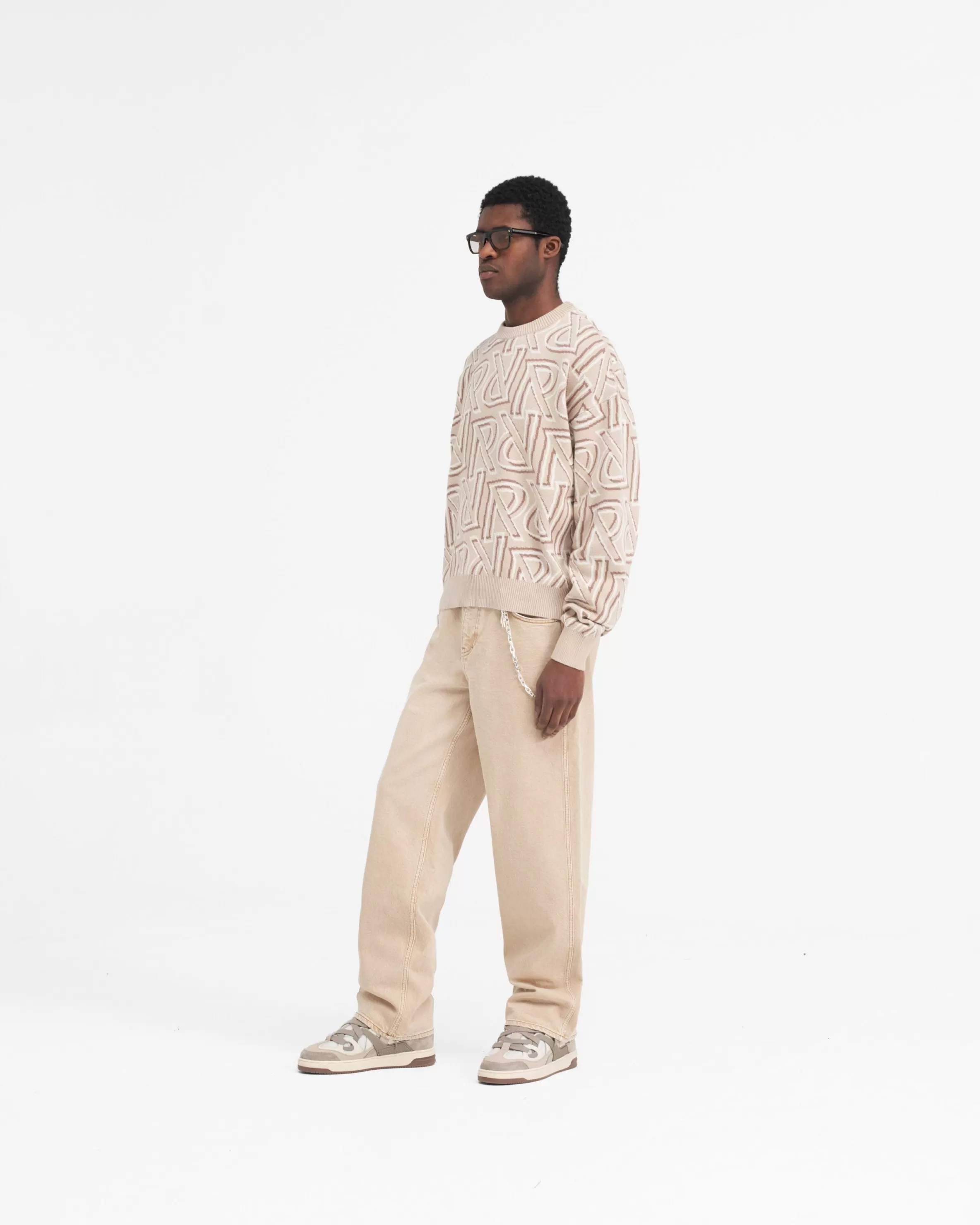 r_baggy_denim__dirt_cashmere_5.webp R3 Baggy Denim - Dirt Cashmere^Represent Store