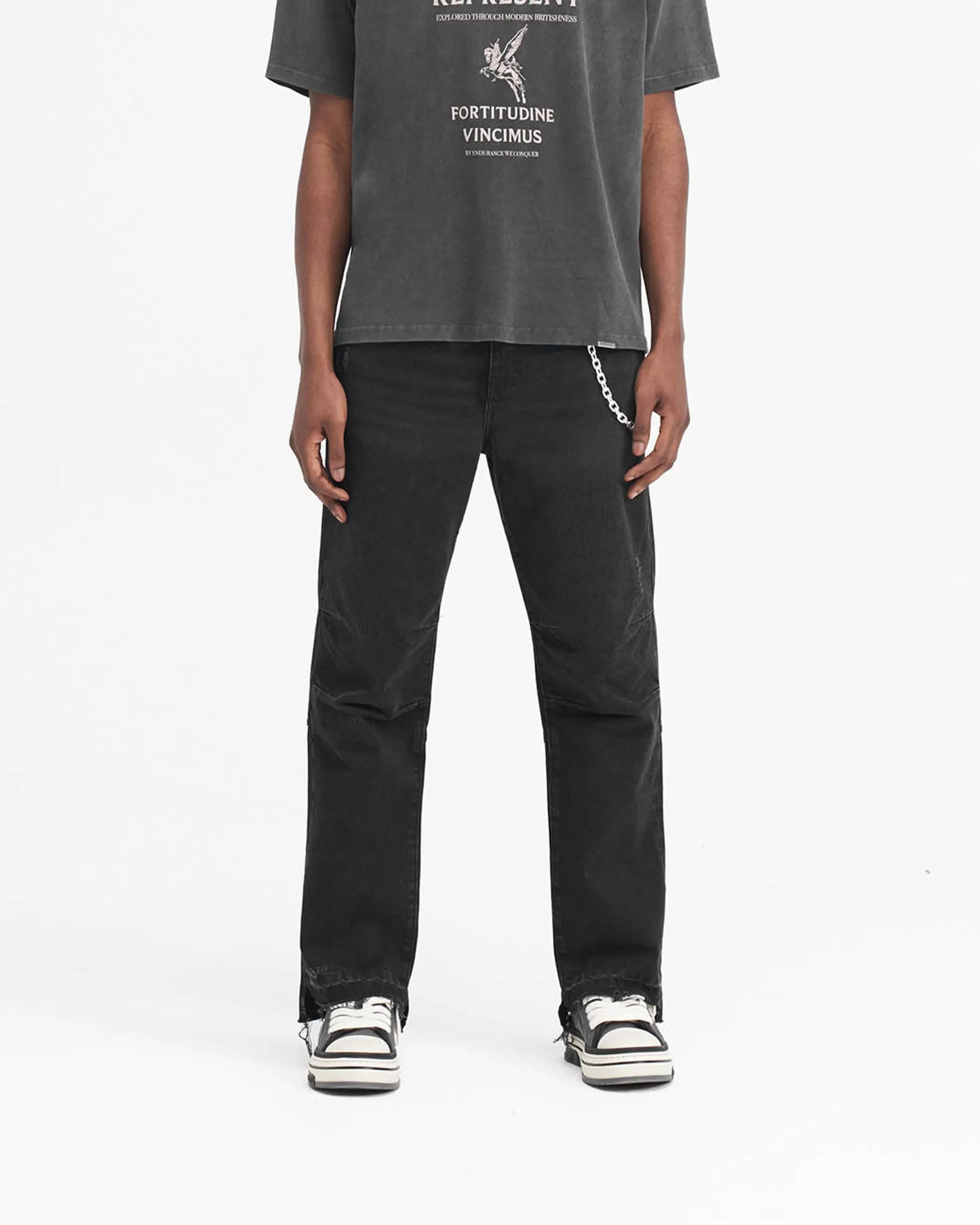 r_stepped_hem_denim__off_black_2.webp R2 Stepped Hem Denim - Off Black^Represent New