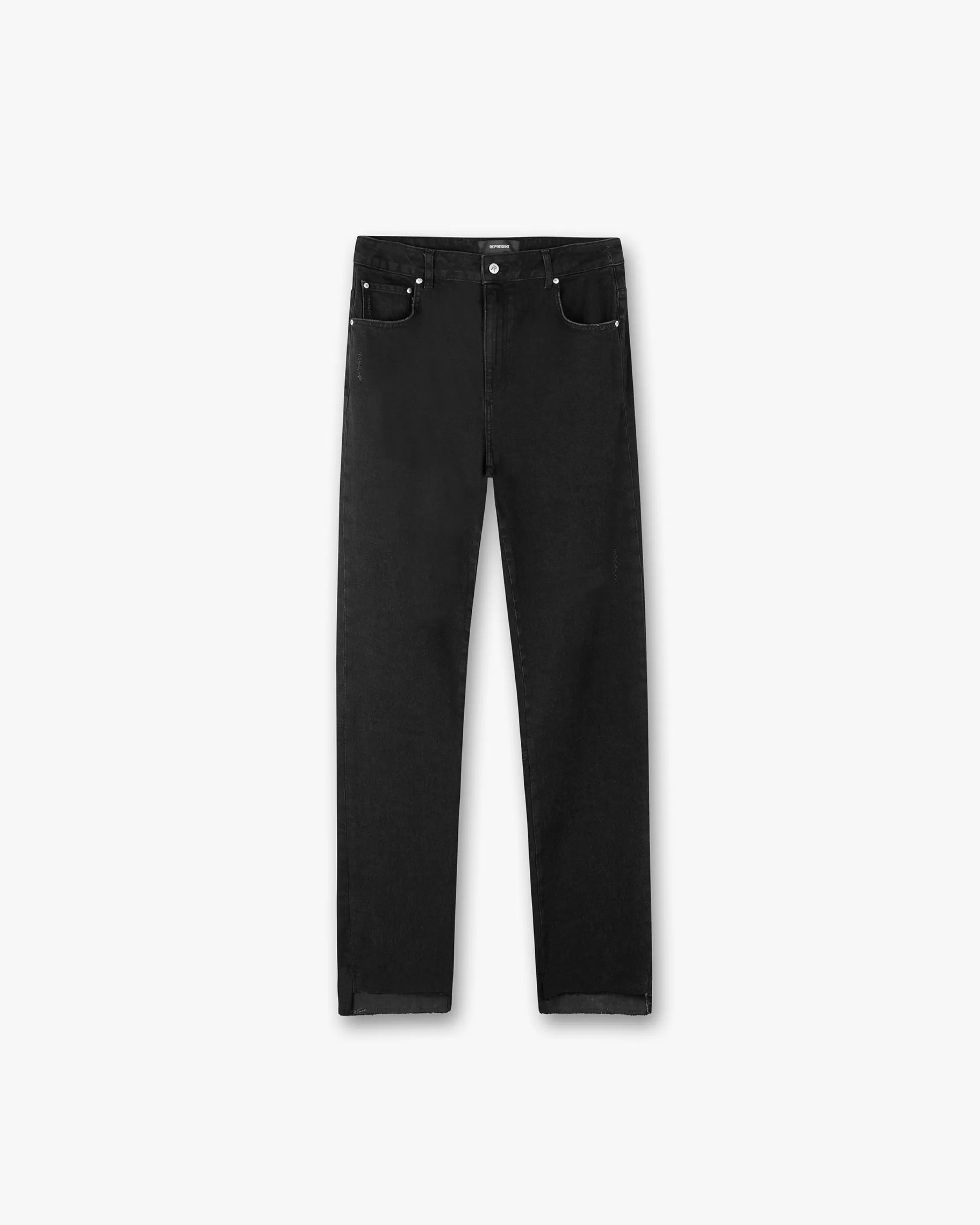 r_stepped_hem_denim__off_black_9.webp R2 Stepped Hem Denim - Off Black^Represent New