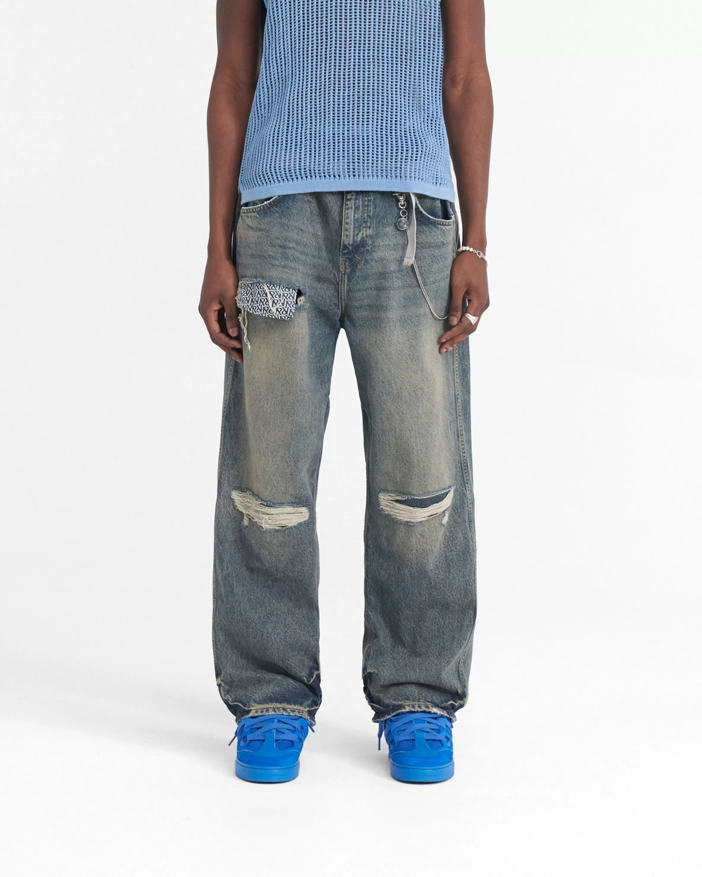rd_destroyer_baggy_denim__blue_cream_2.webp R3D Destroyer Baggy Denim - Blue Cream^Represent New