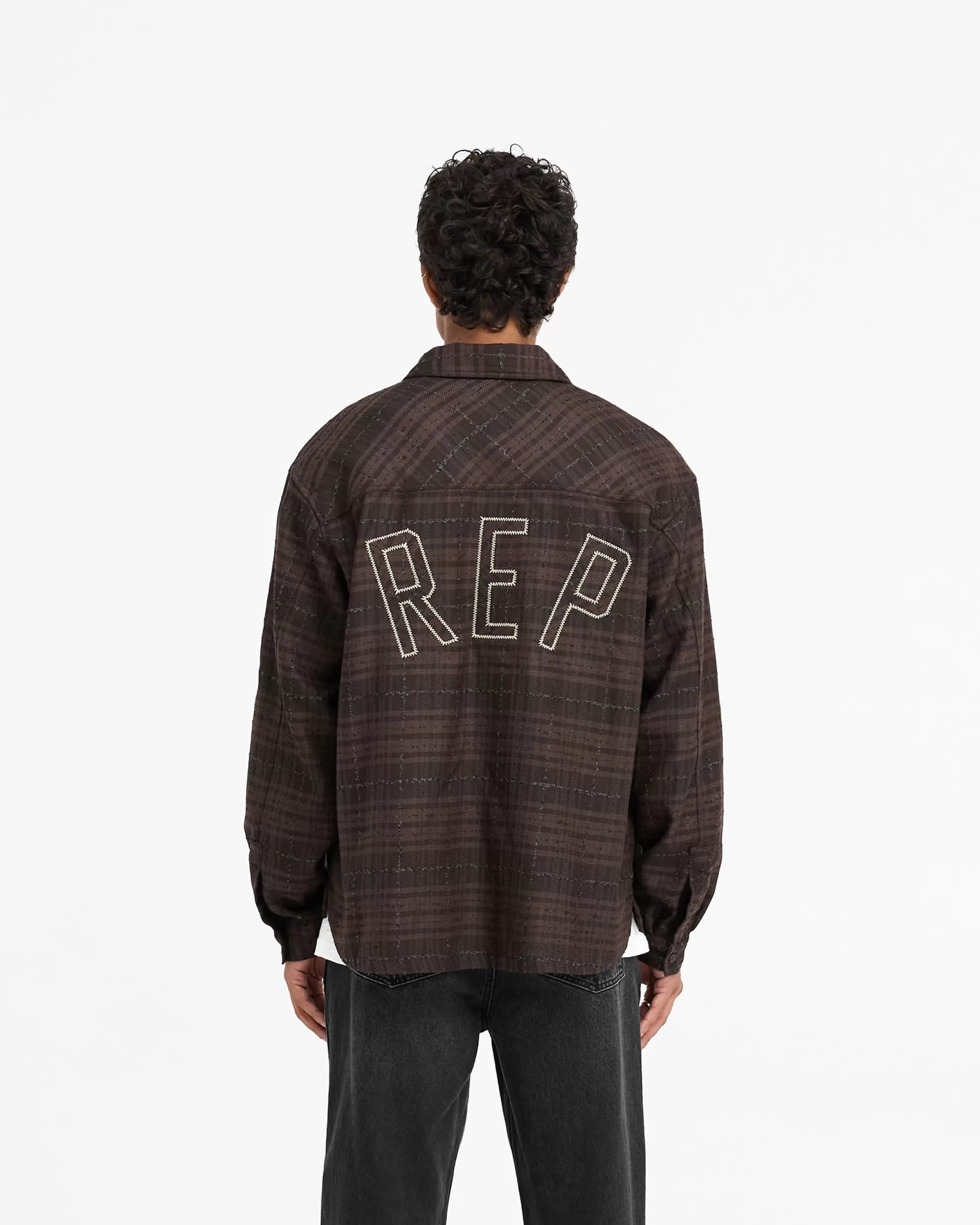 rep_flannel_shirt__coffee_4.webp Rep Flannel Shirt -^Represent Best