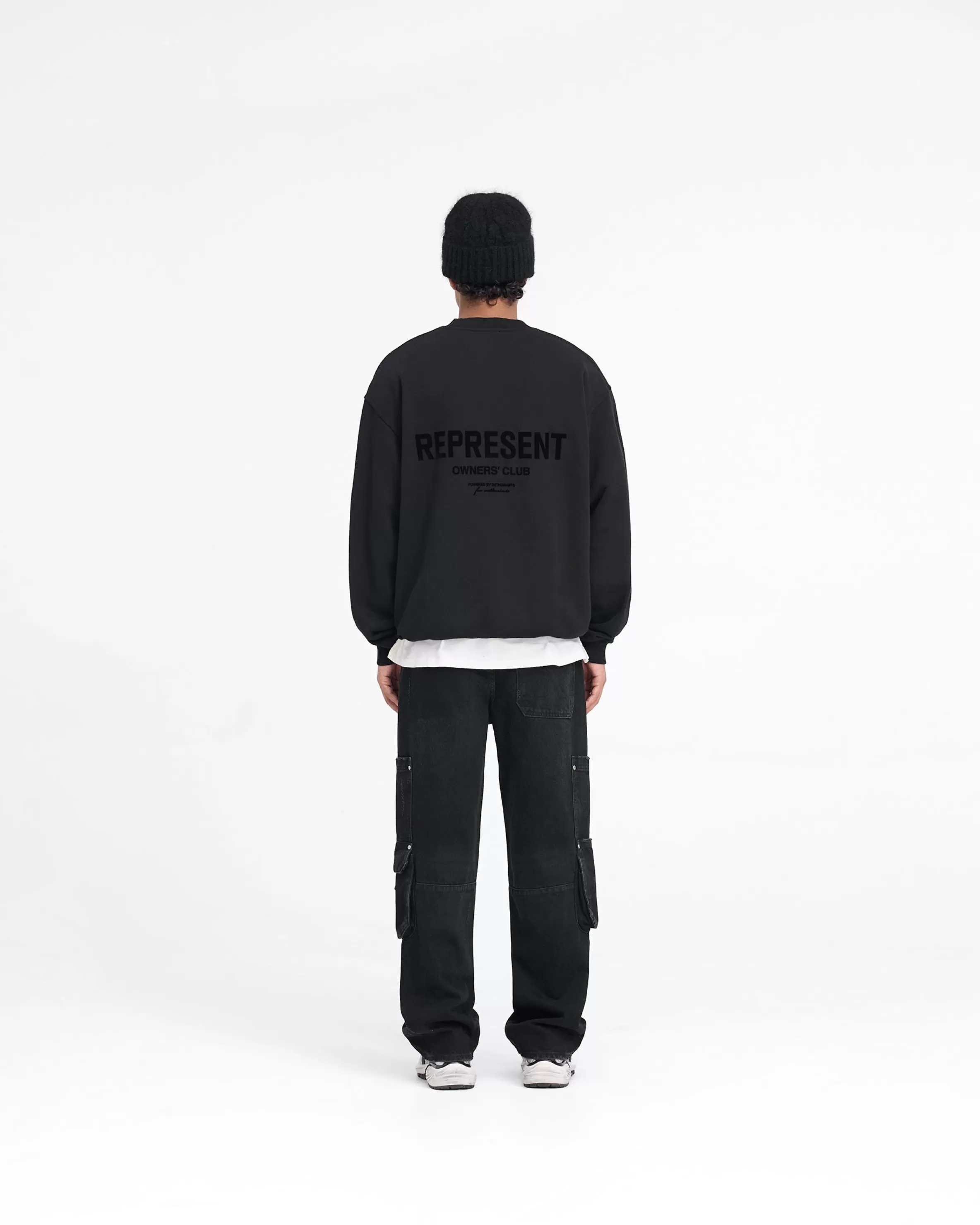 represent_owners_club_flocked_sweater__black_7.webp Owners Club Flocked Sweater -^Represent New