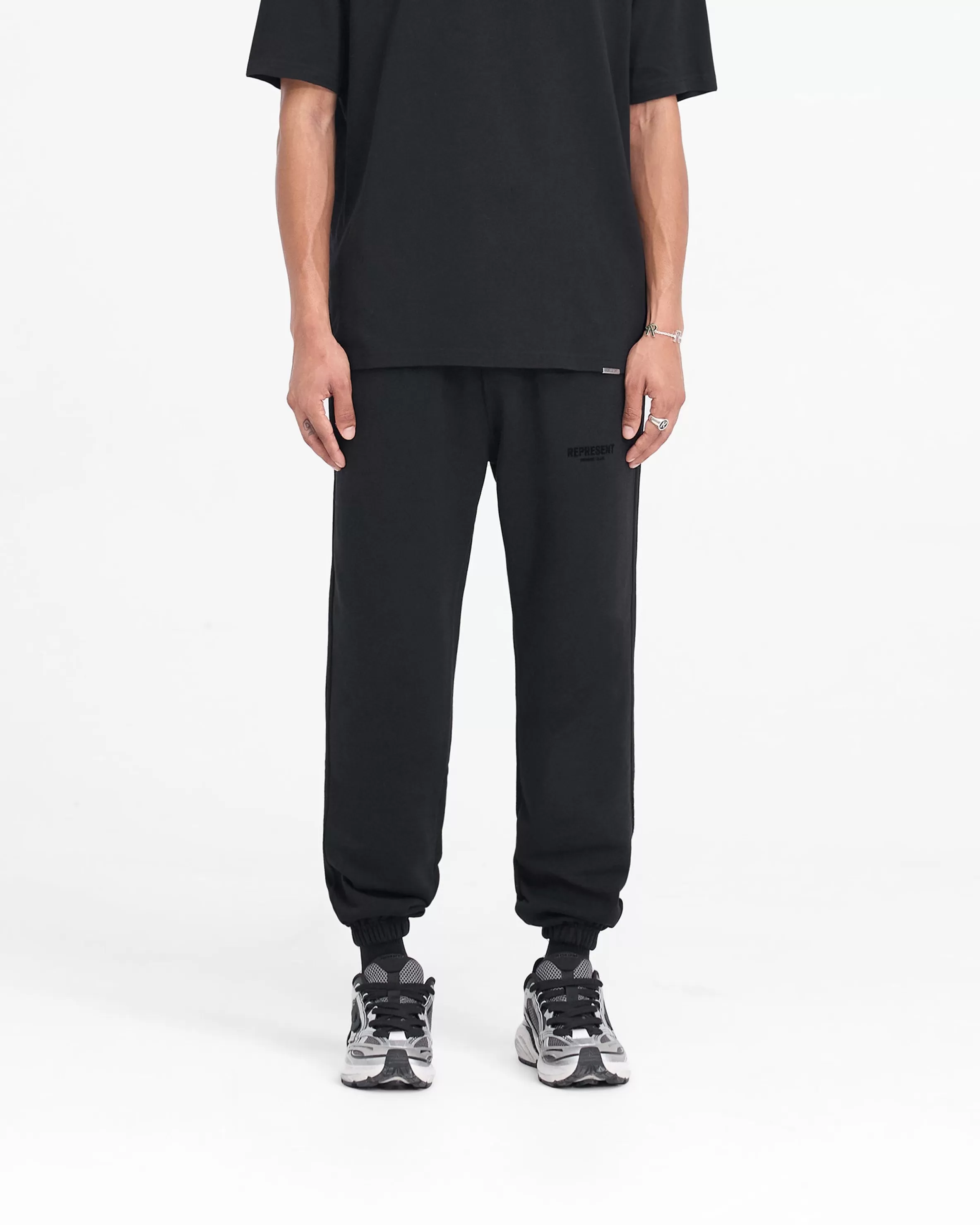 represent_owners_club_flocked_sweatpant__black_2.webp Owners Club Flocked Sweatpant -^Represent Sale