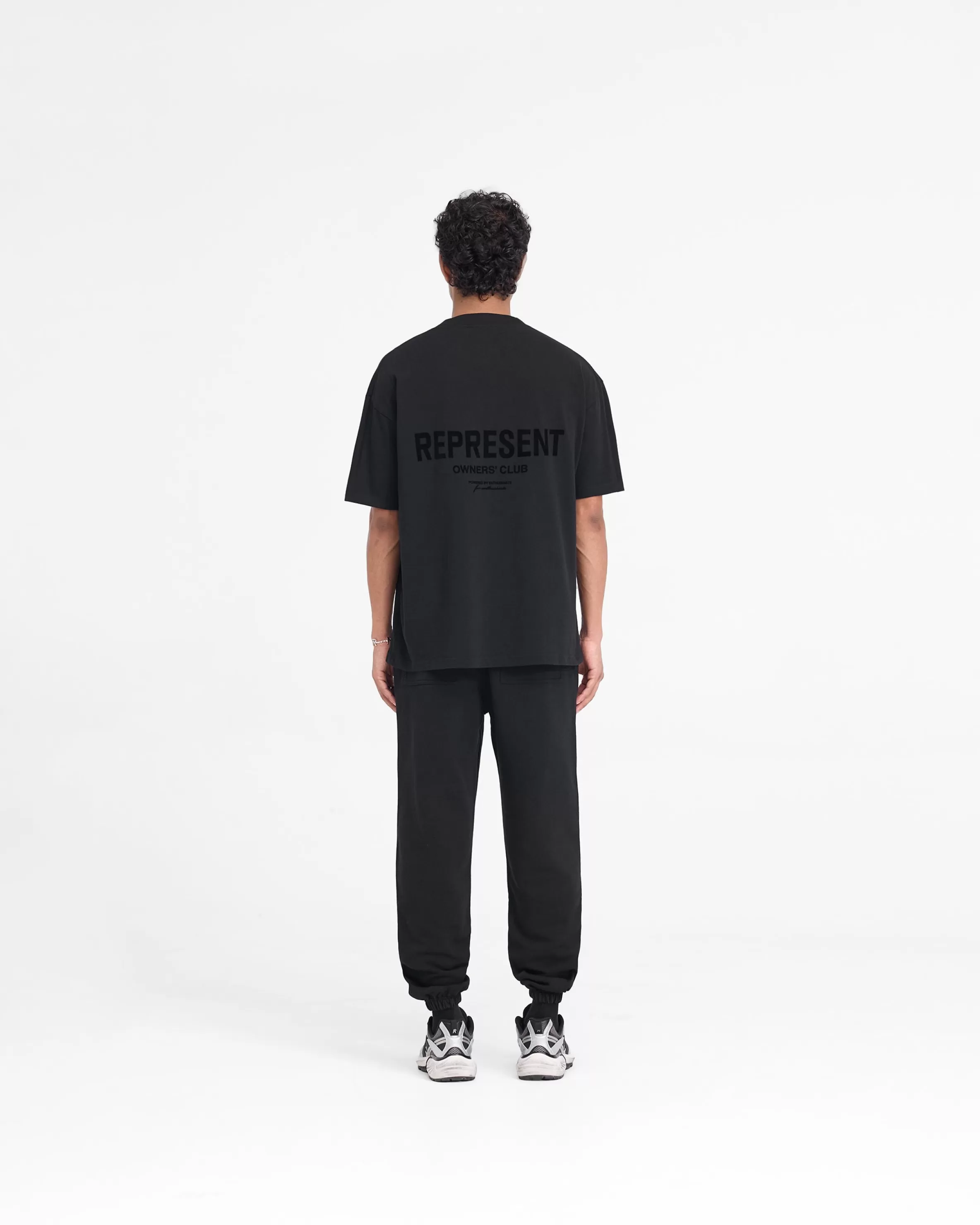 represent_owners_club_flocked_sweatpant__black_7.webp Owners Club Flocked Sweatpant -^Represent Sale