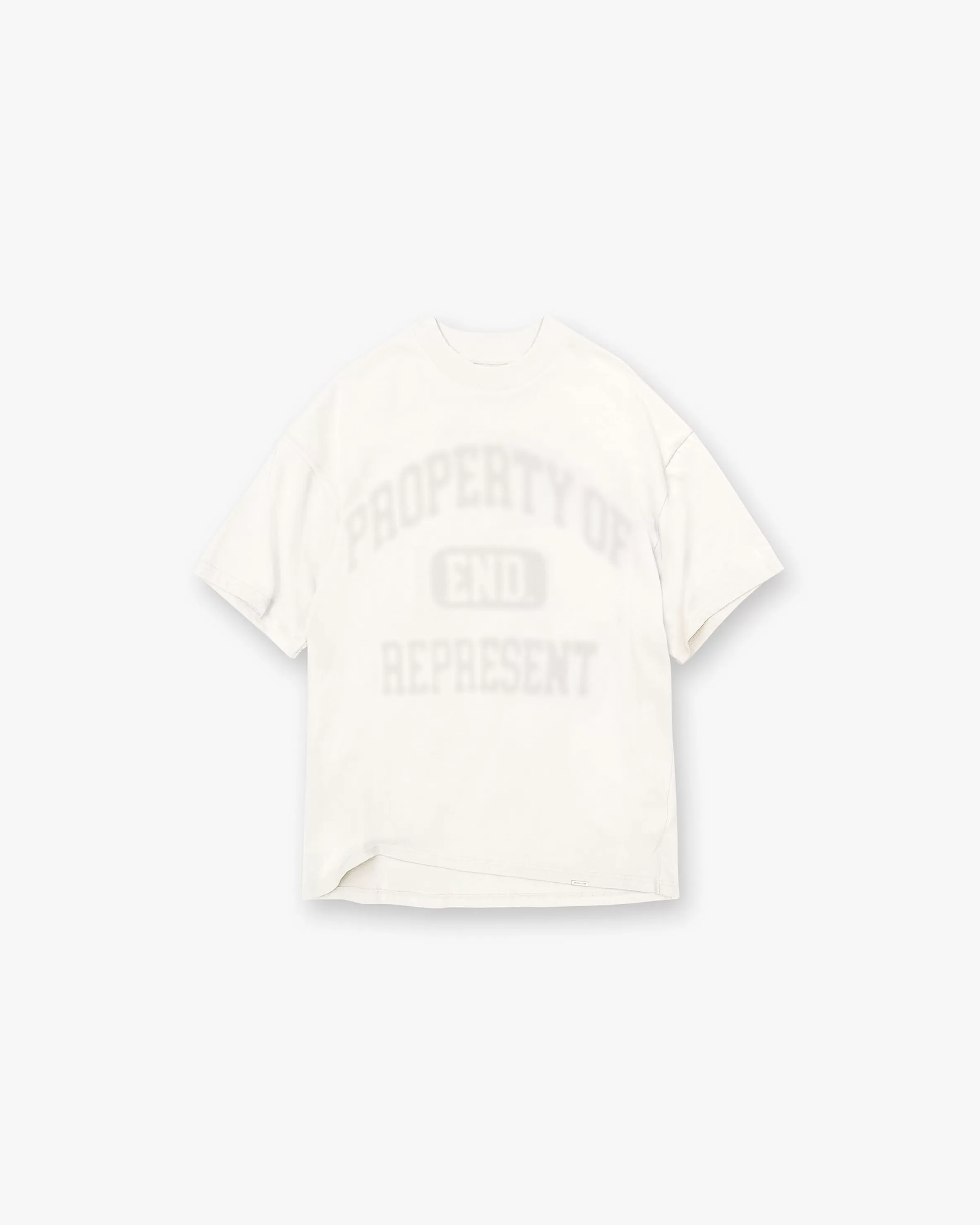X End Property Of T-Shirt - Flat White^Represent New