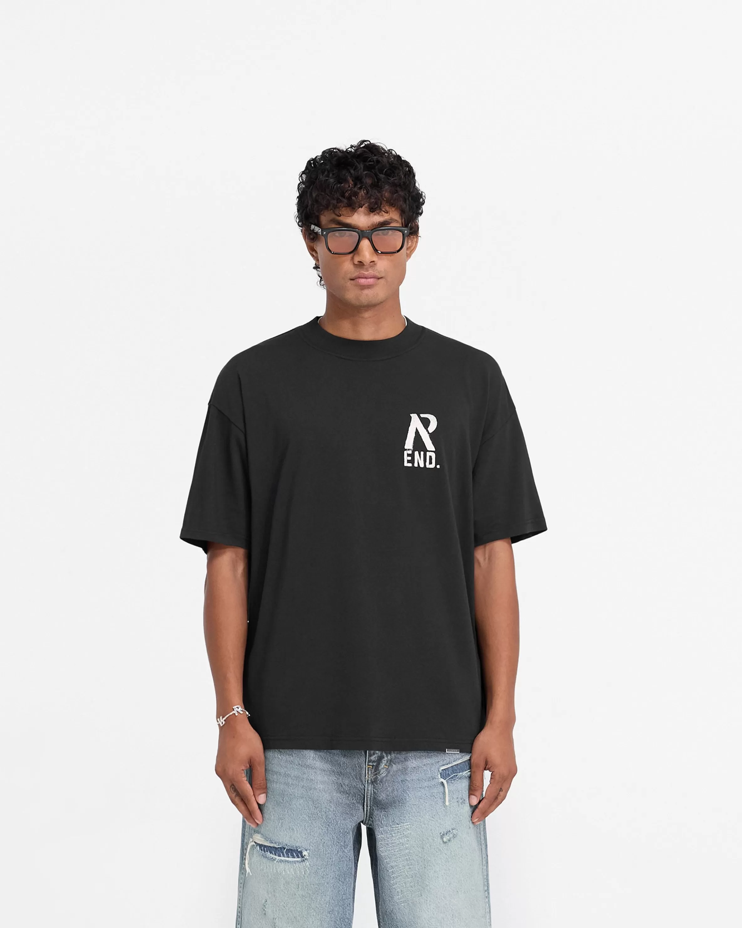 represent_x_end_workshop_tshirt__off_black_2.webp X End Workshop T-Shirt - Off Black^Represent Outlet