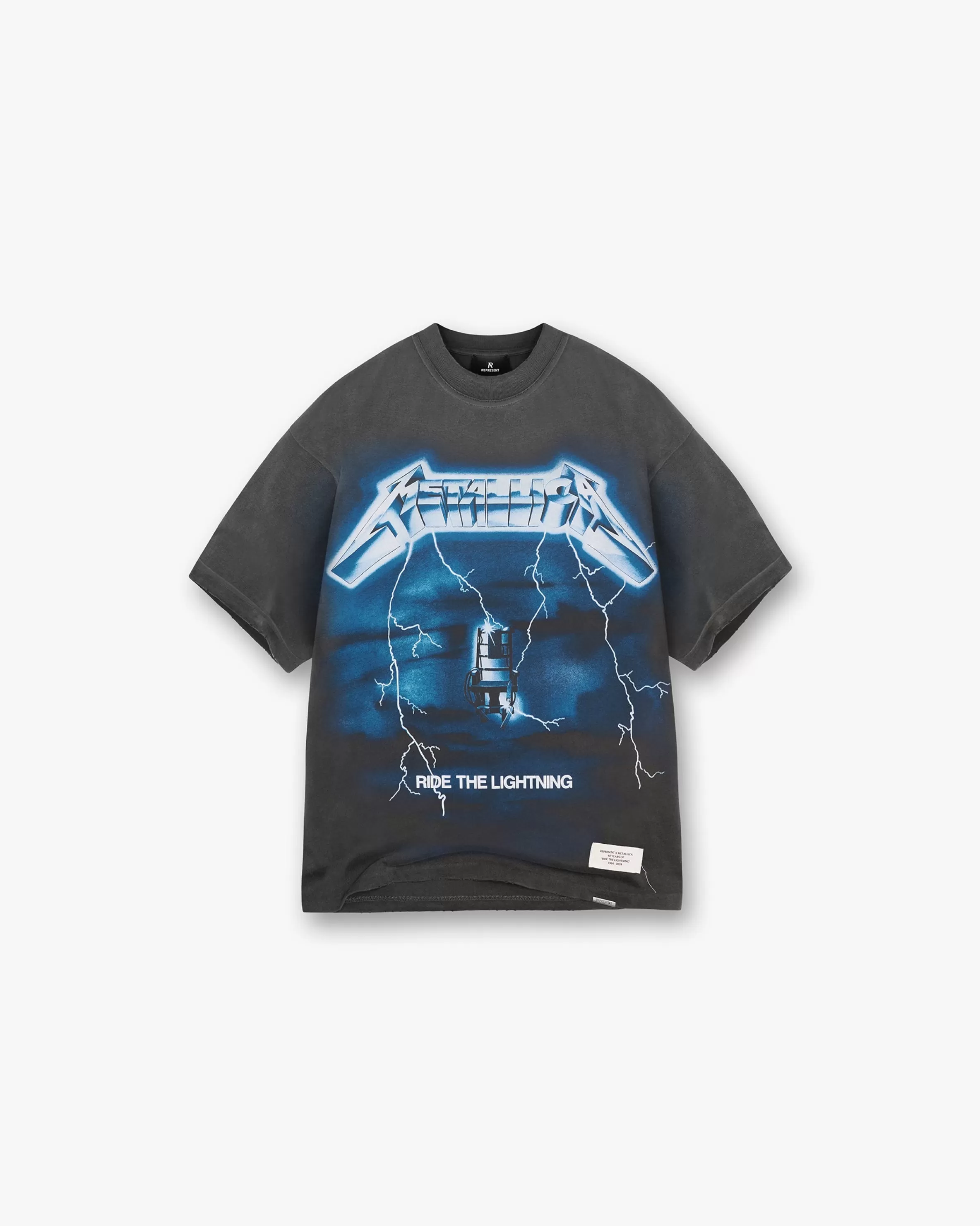 X Metallica™️ Ride The Lightning T-Shirt - Vintage Grey^Represent Best Sale