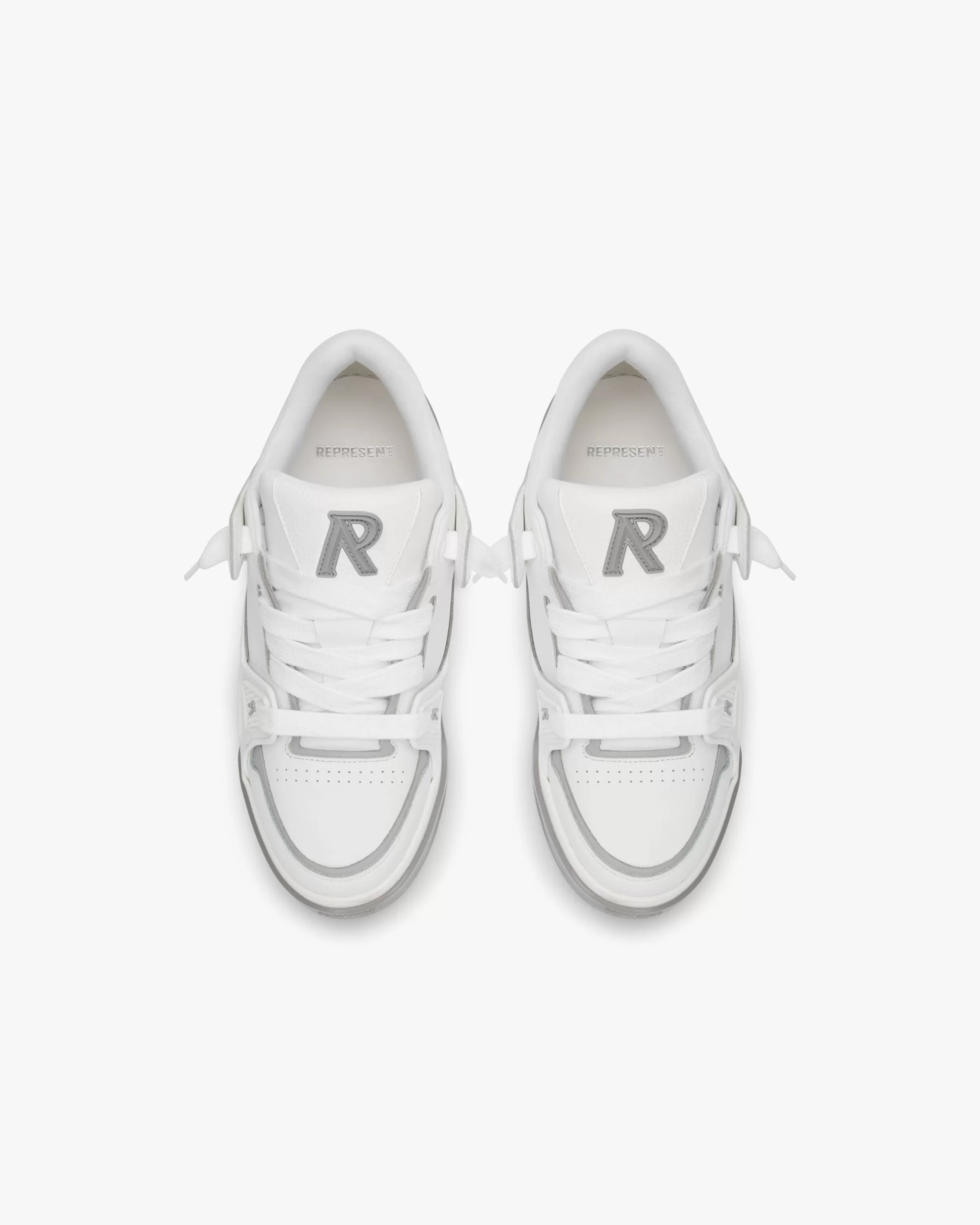 studio_sneaker__white_grey_4.webp Studio Sneaker - White Grey^Represent Cheap