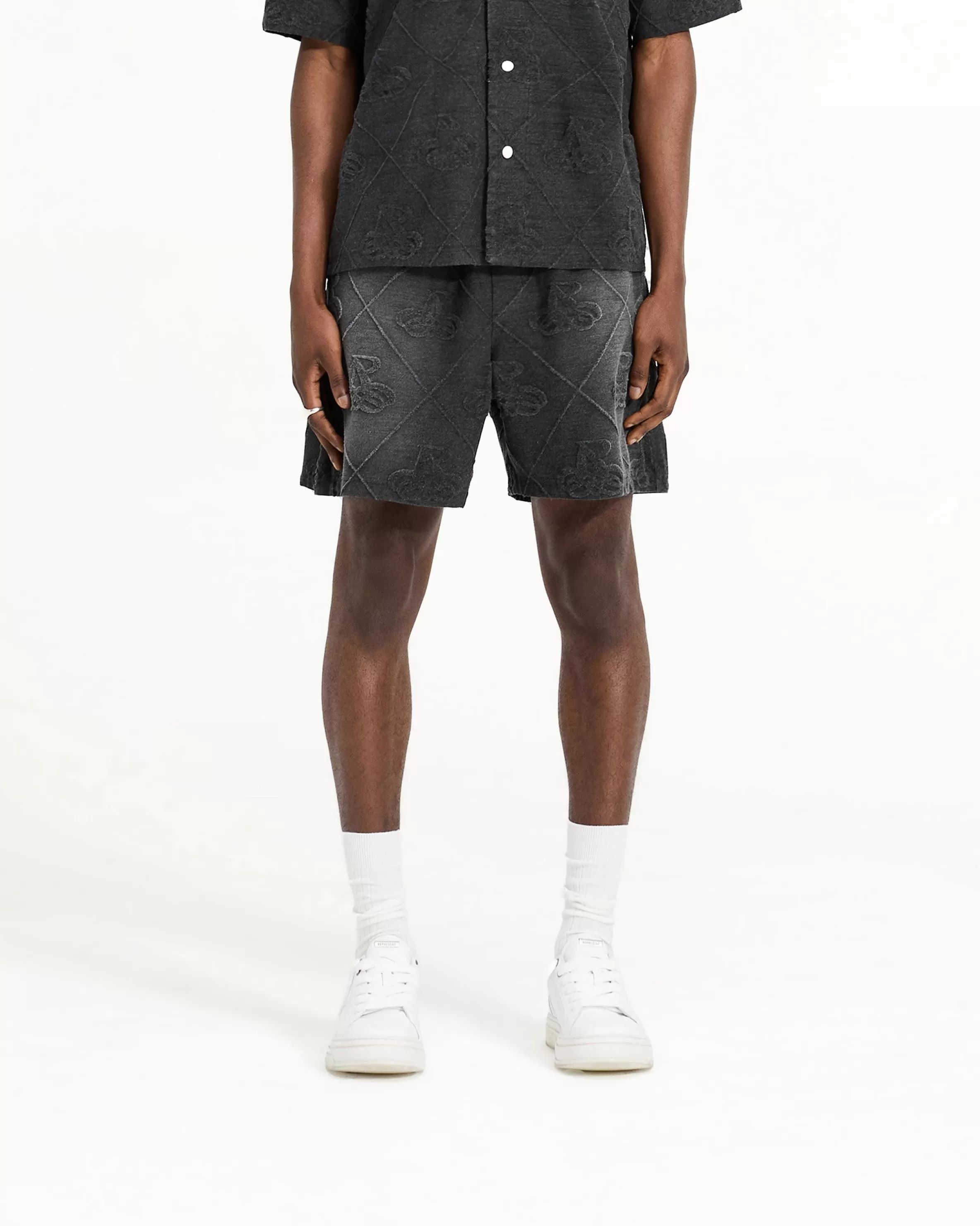 towelling_short__jet_black_2.webp Towelling Short - Jet Black^Represent New