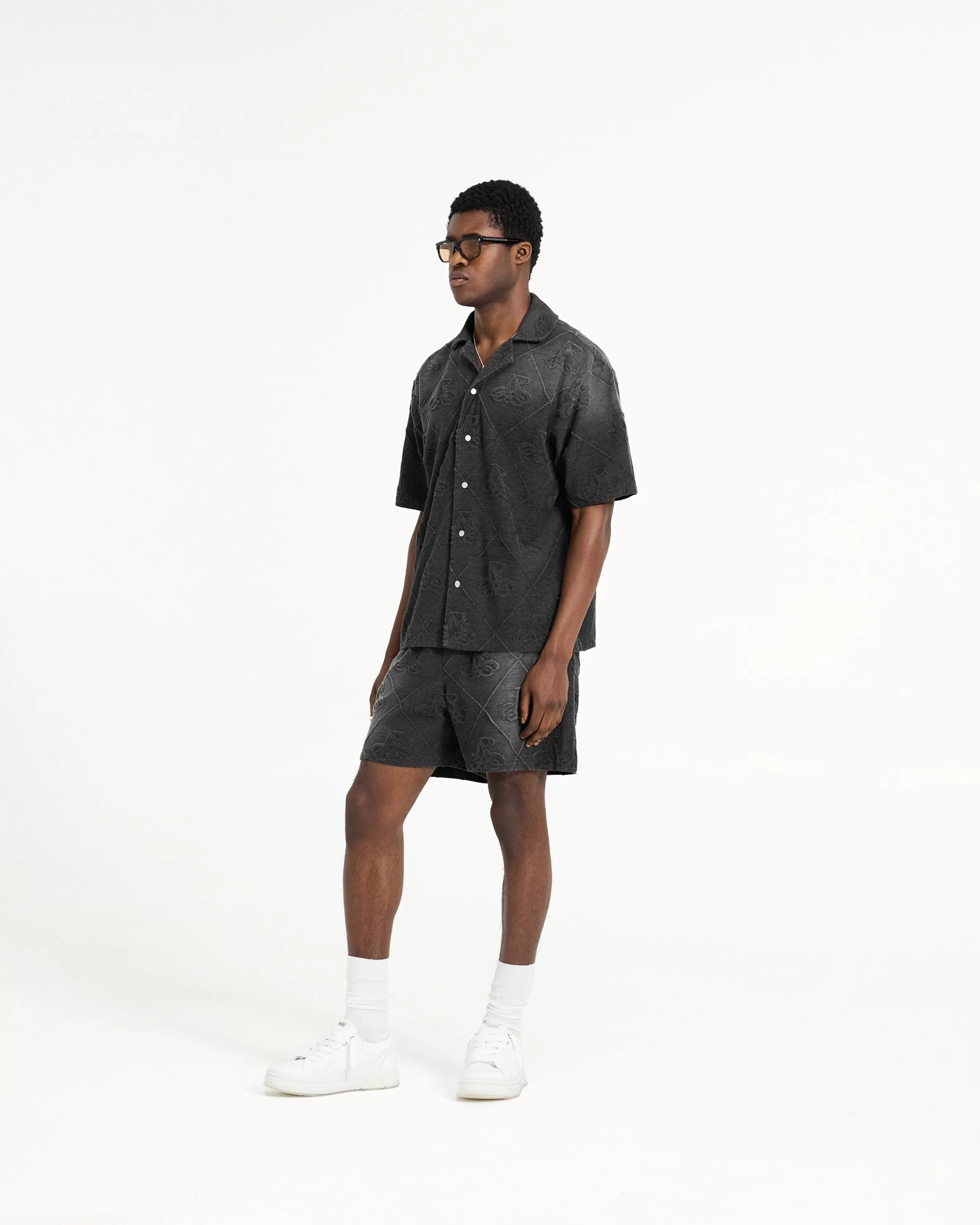 towelling_short__jet_black_6.webp Towelling Short - Jet Black^Represent New