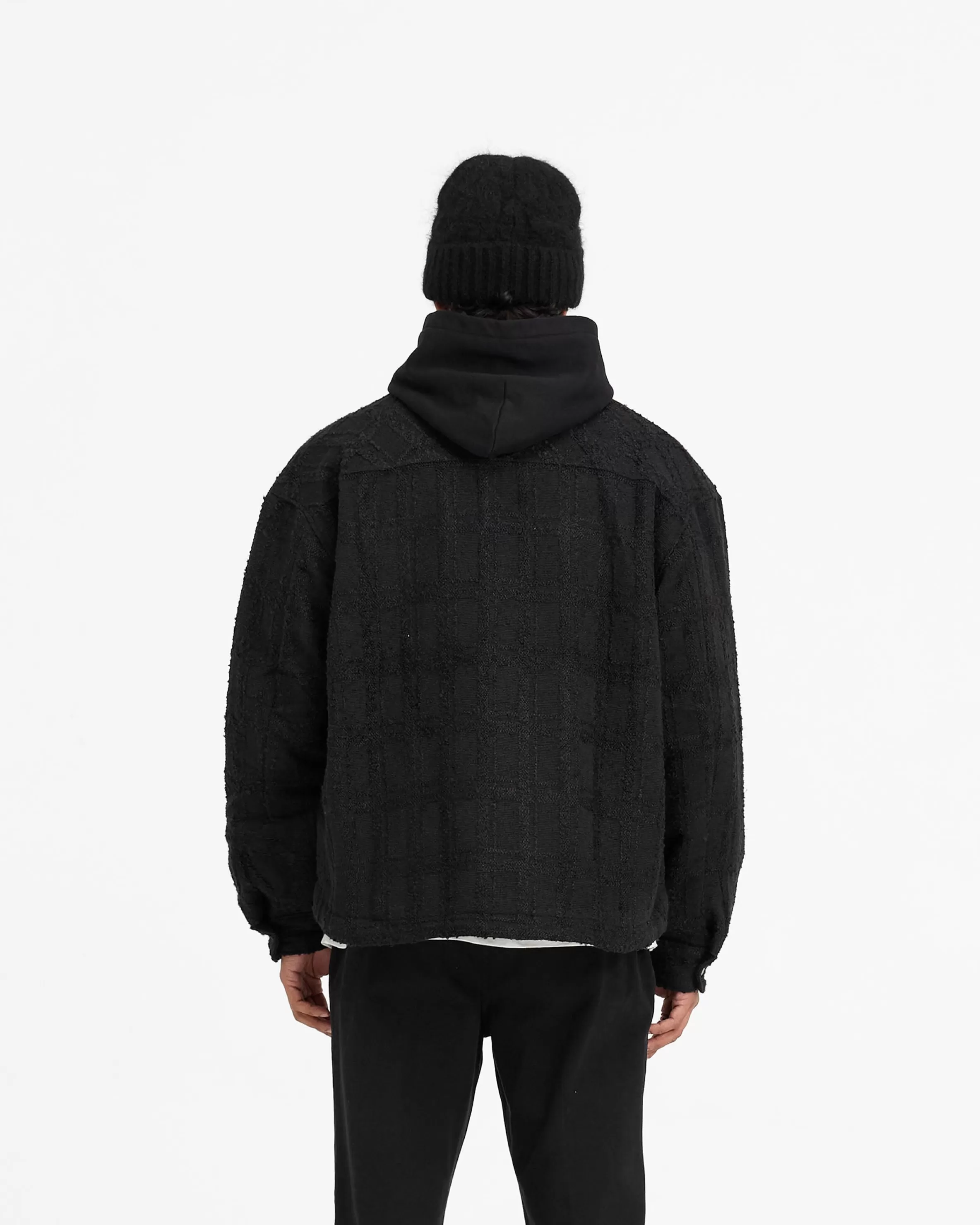 wadded_overshirt__black_3.webp Wadded Overshirt -^Represent Store