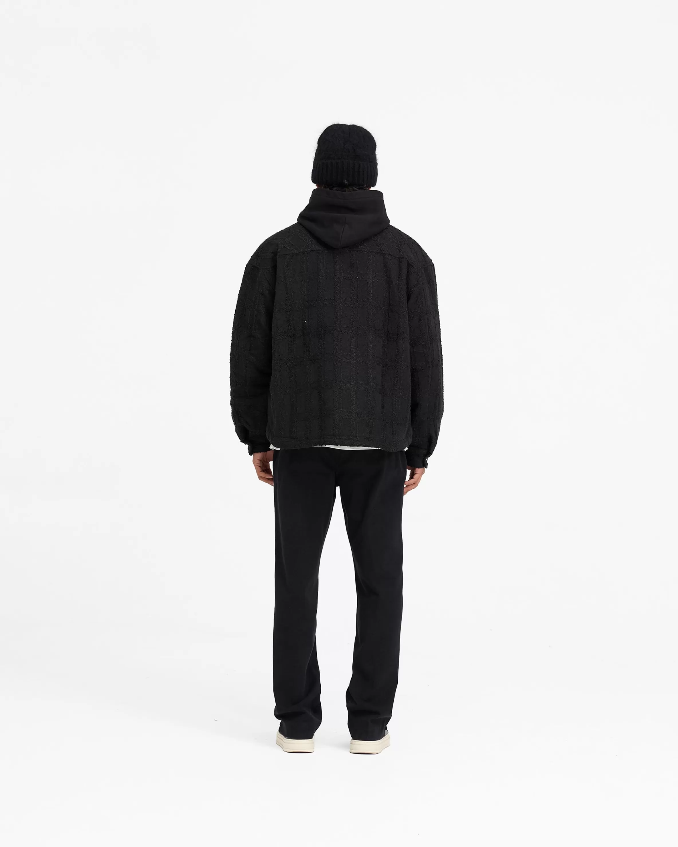wadded_overshirt__black_6.webp Wadded Overshirt -^Represent Store