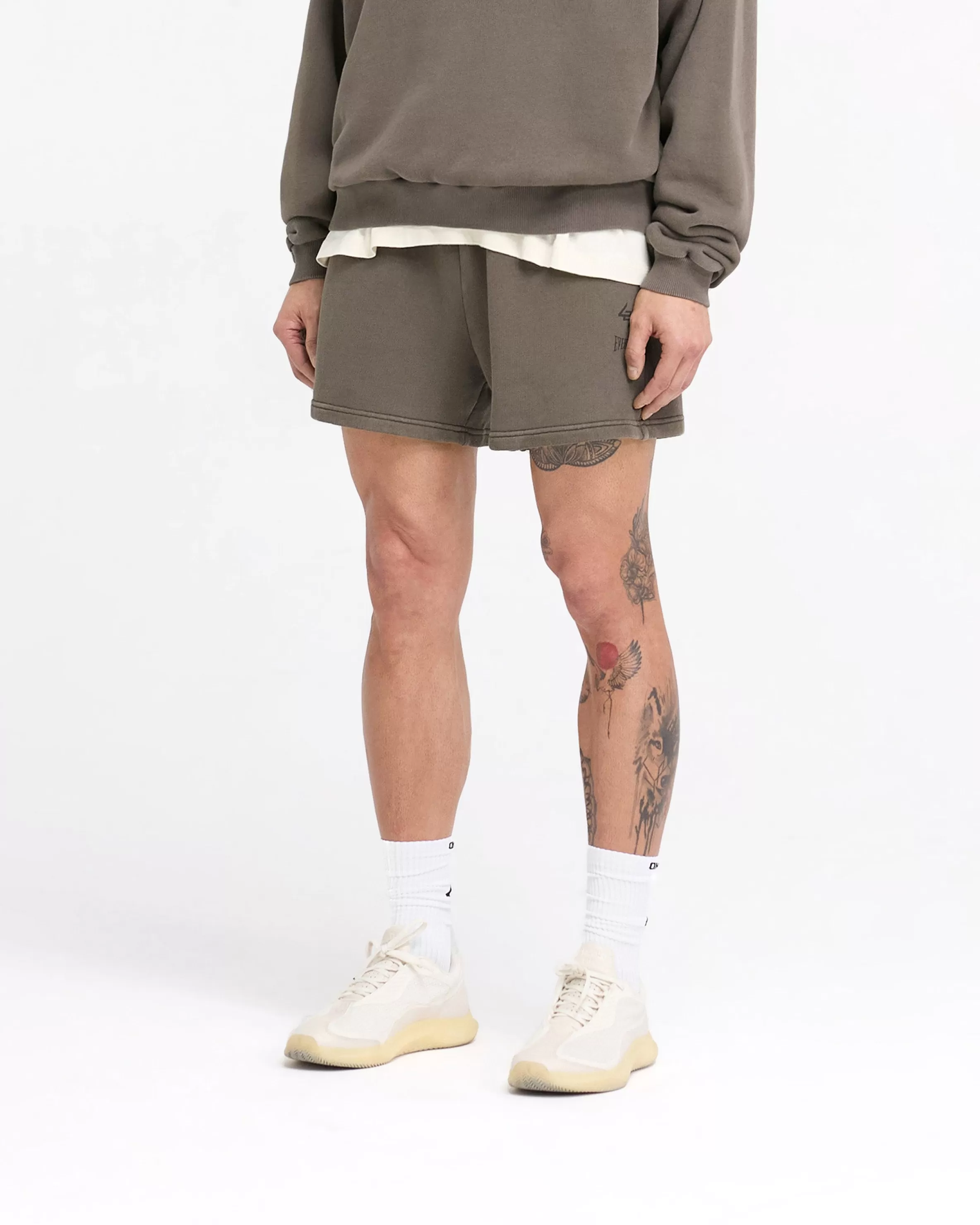 x_everlast_training_camp_jersey_shorts__washed_brown_3.webp 247 X Everlast Training Camp Jersey Shorts - Washed Brown^Represent Fashion